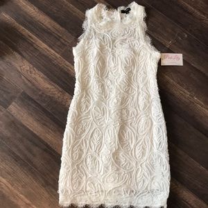 White lace dress